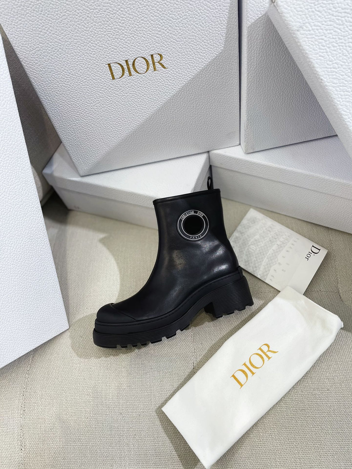 Christian Dior  Symbol  Ankle Boots
