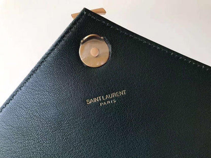 YSL College Medium Quilted Leather Bag