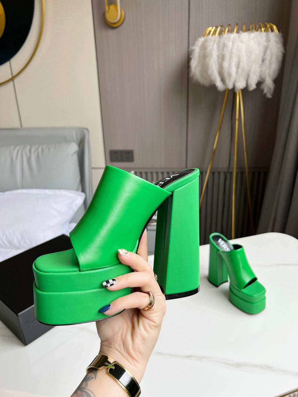 Versace  Platform Mule