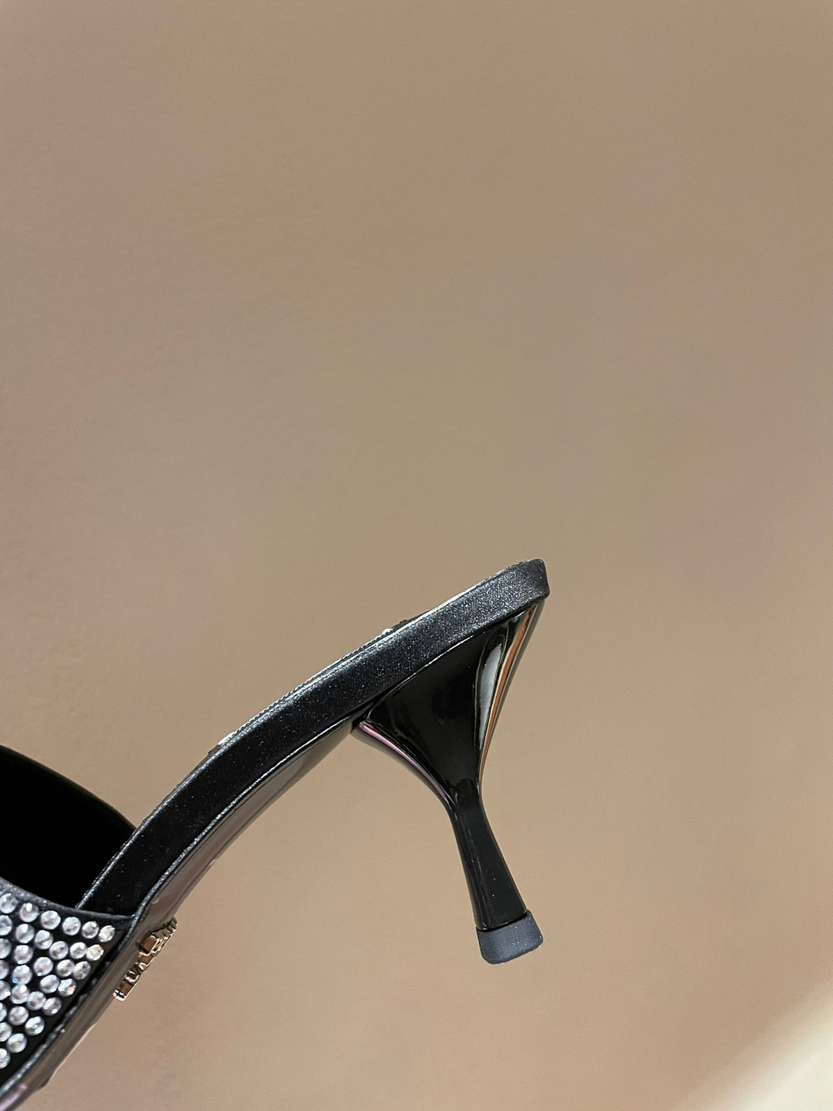 Prada Satin Sandals With Crystals