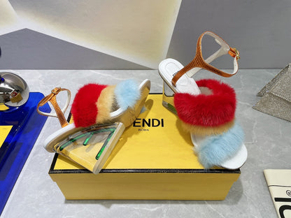 Fendi First High Heel Sandals