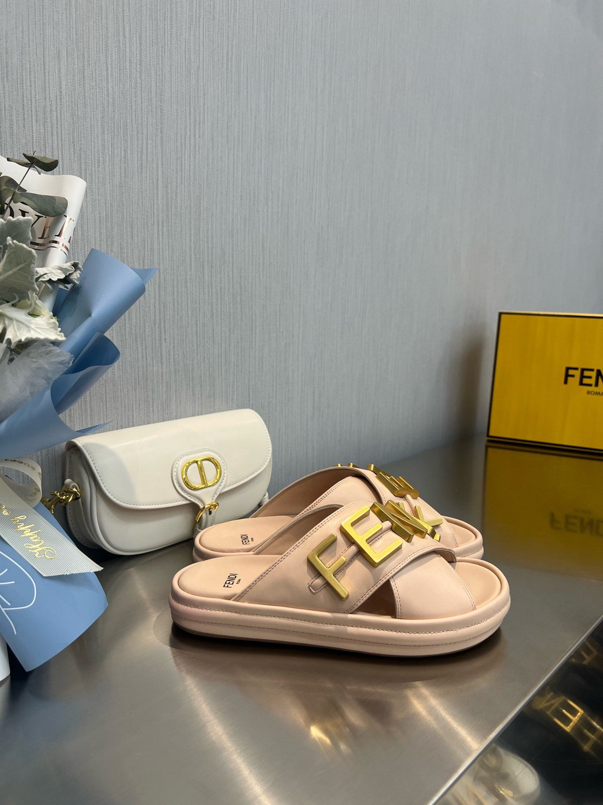 Fendi Fendigraphy Slides