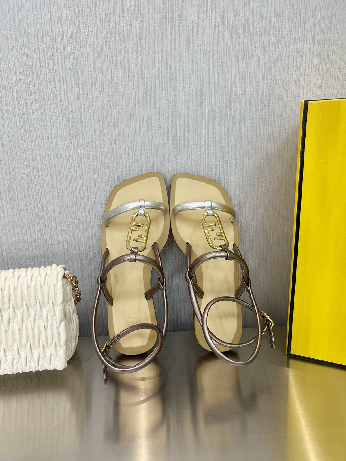 Fendi O'Lock Sandals