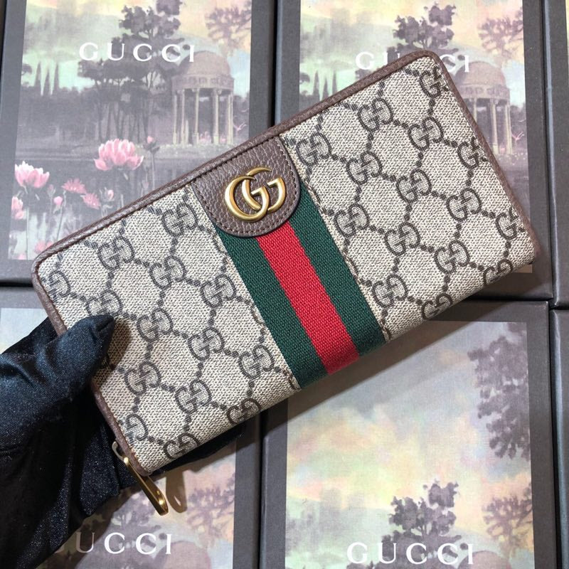 Gucci Ophidia Zip Around Wallet