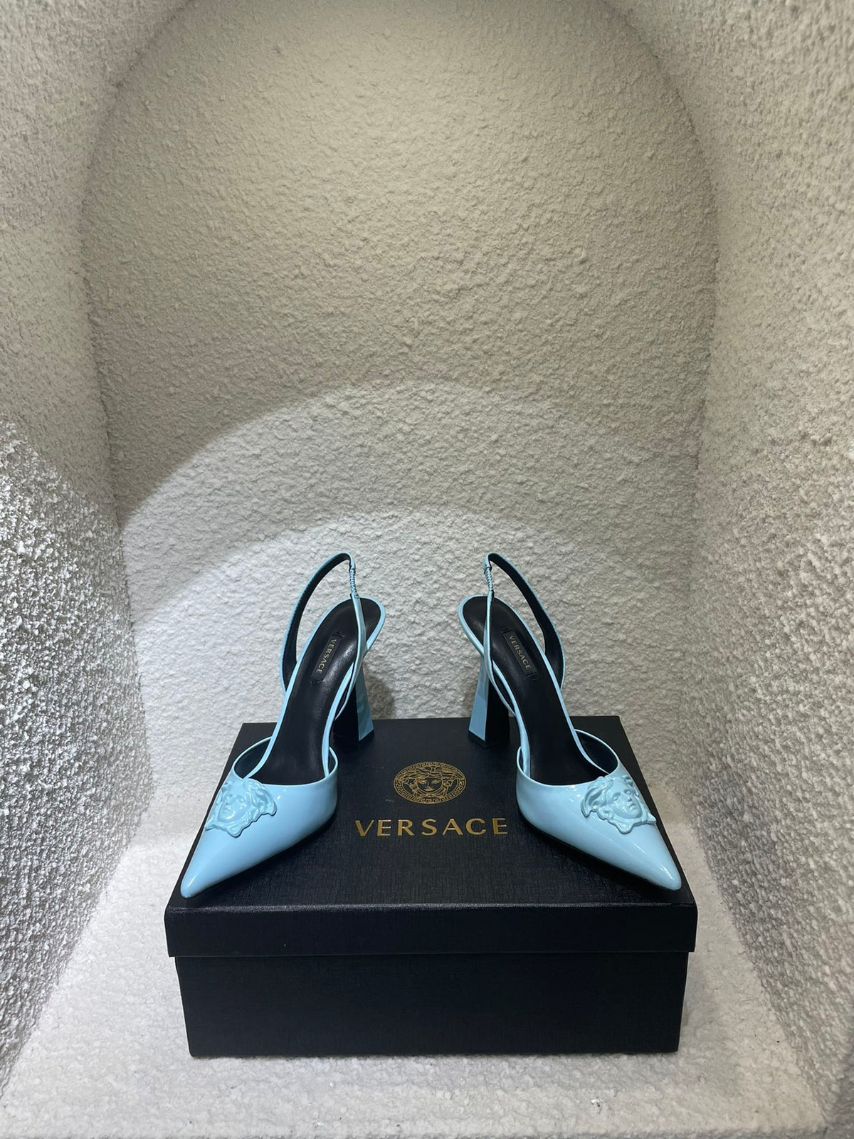 Versace La Medusa Slingback Pumps