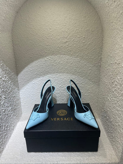 Versace La Medusa Slingback Pumps