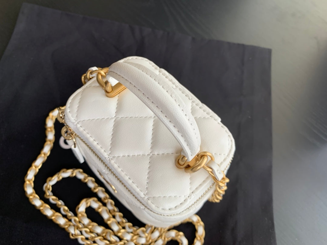 Chanel Small Vanity With  Chain Bag