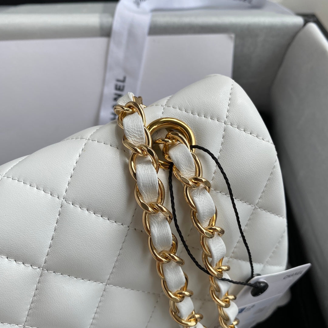 Chanel Caivar Double Flap Bag