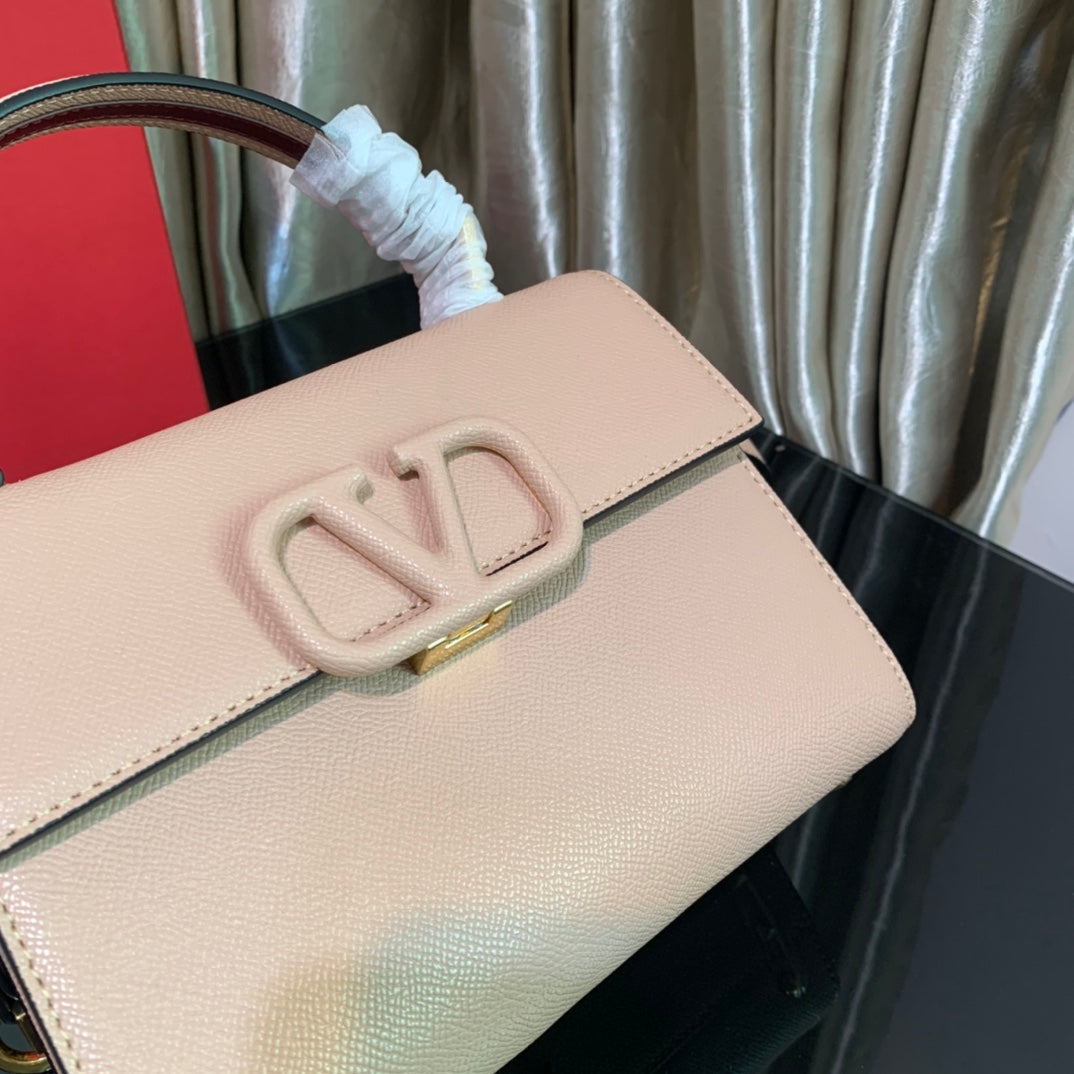 Valentino Garavani Small Vsling Grainy Calfskin Bag
