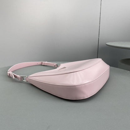 Prada Cleo Brushed Leather  Shoulder Bag
