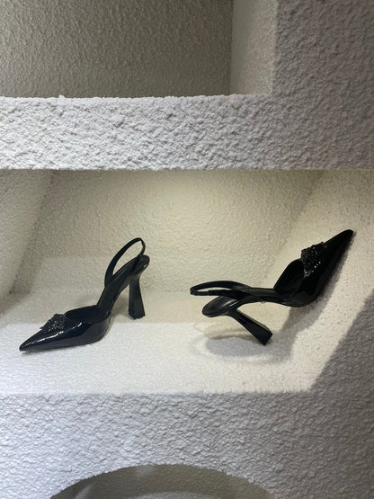 Versace La Medusa Slingback Pumps