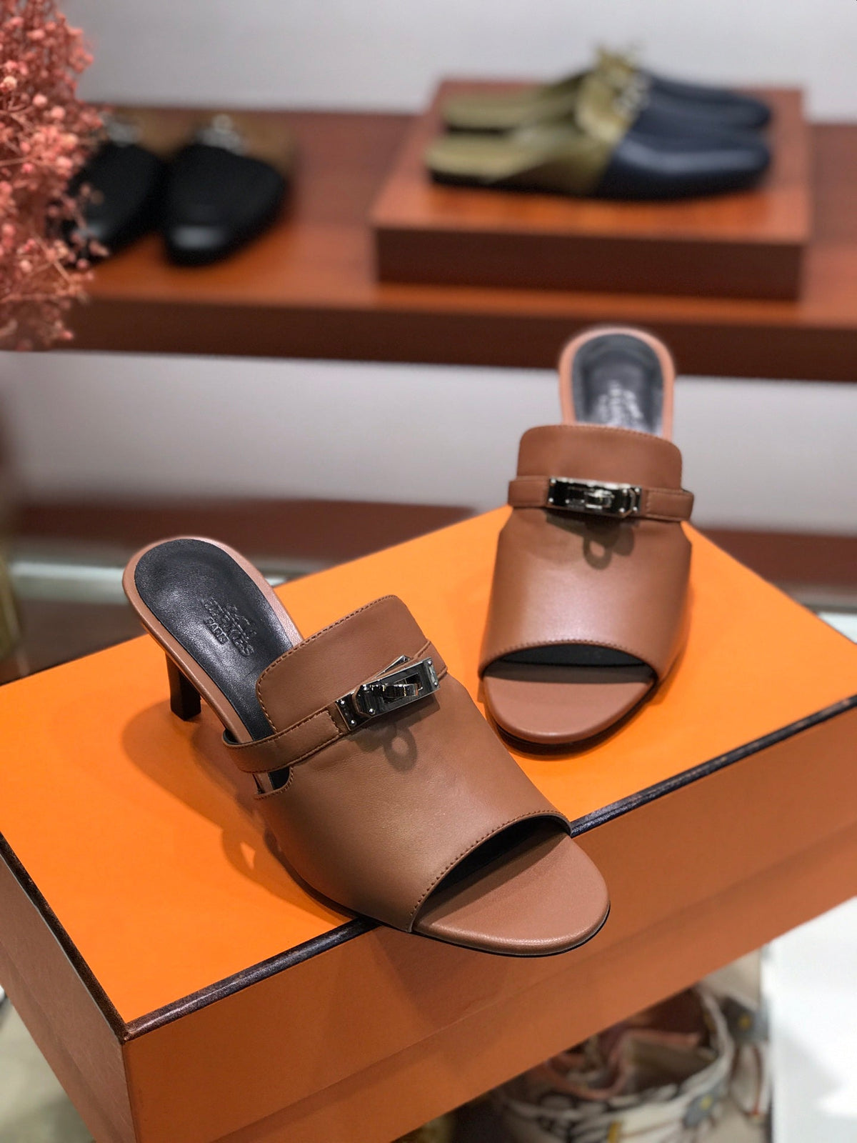 Hermes Candy Sandals