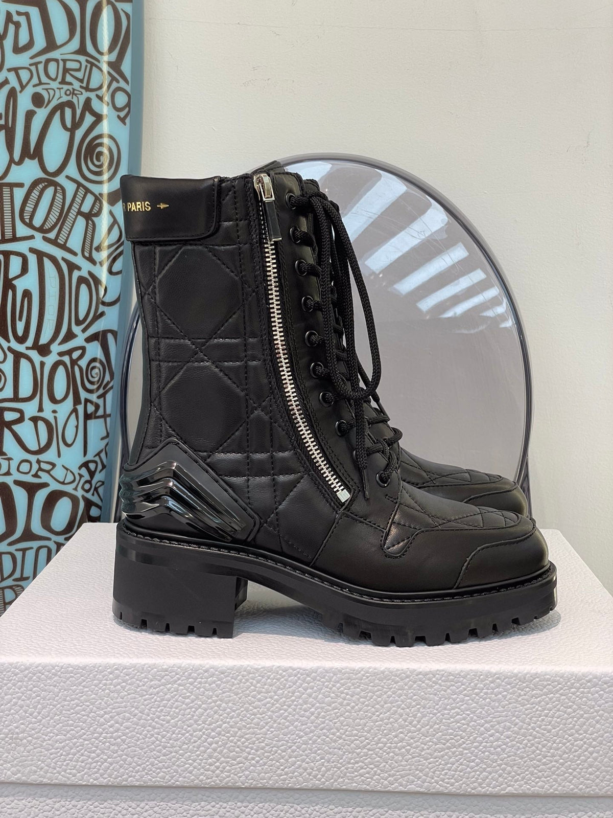 Christian Dior  D Leader Ankle Boots