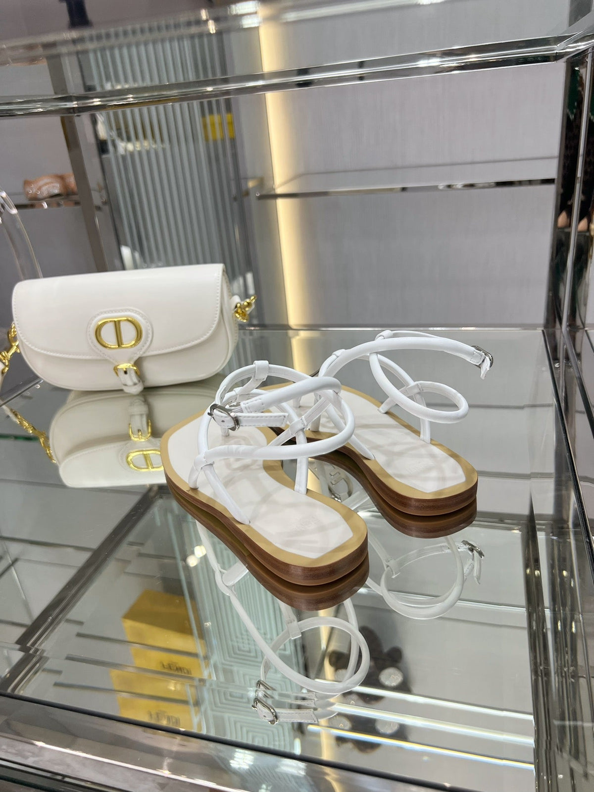 Fendi O'Lock Sandals