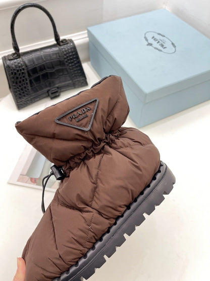 Prada  Paddled Nylon Boots