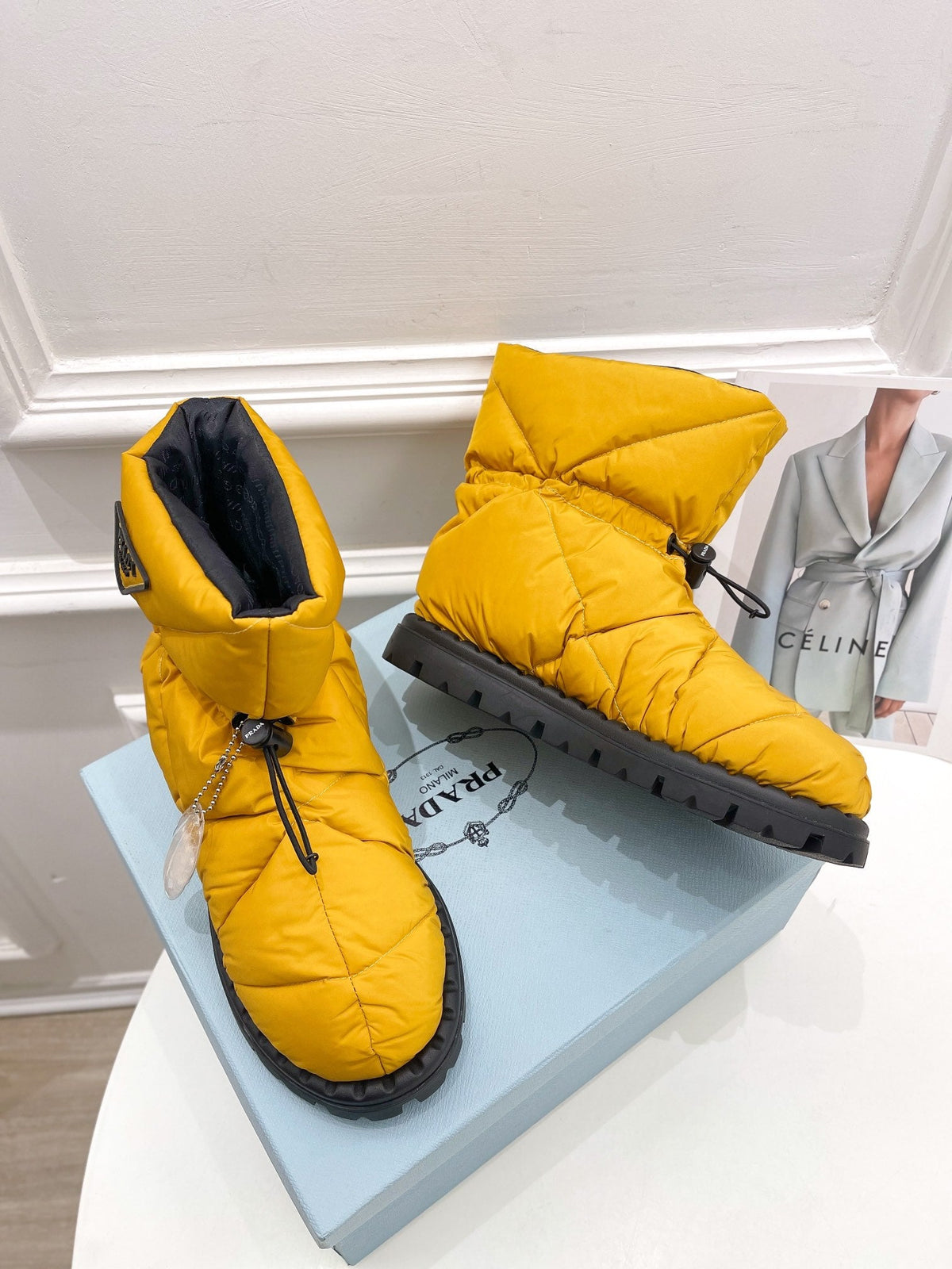 Prada  Paddled Nylon Boots