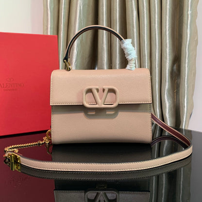 Valentino Garavani Small Vsling Grainy Calfskin Bag