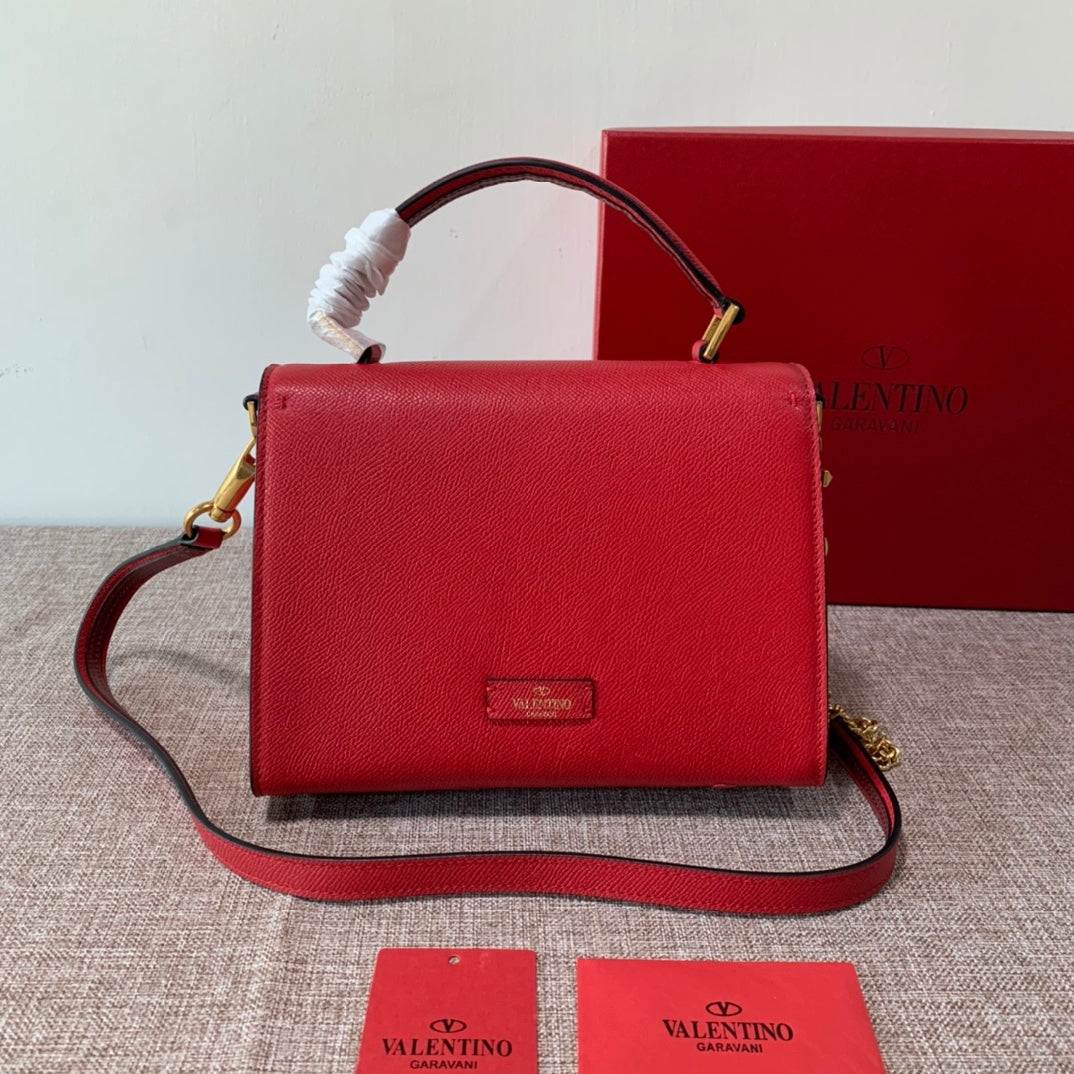 Valentino Garavani Small Vsling Grainy Calfskin Bag