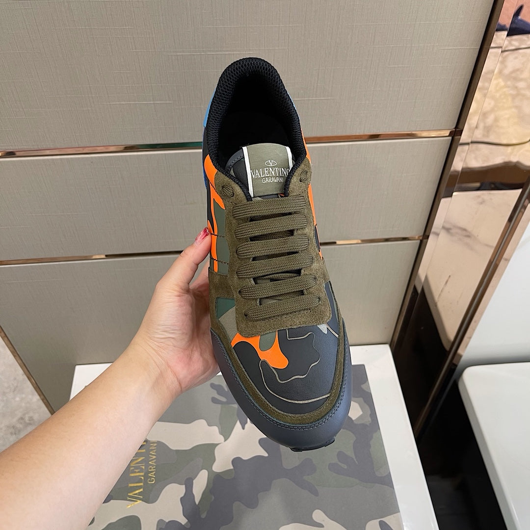 Valentino Camouflage Rockrunner Sneakers