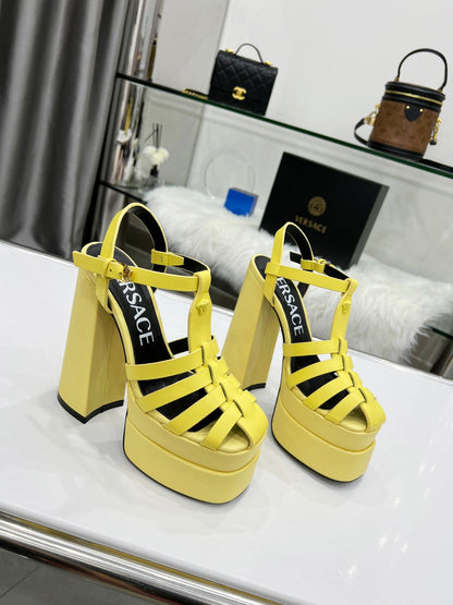 Versace La Medusa Platform Sandals