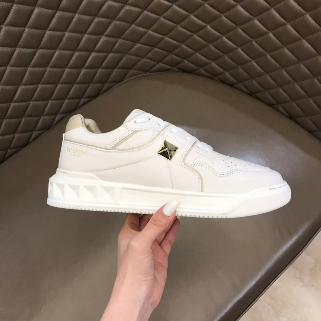 Valentino One Stud Nappa Sneakers