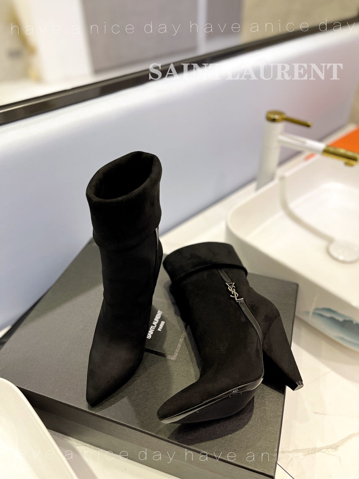 YSL Niki Boots