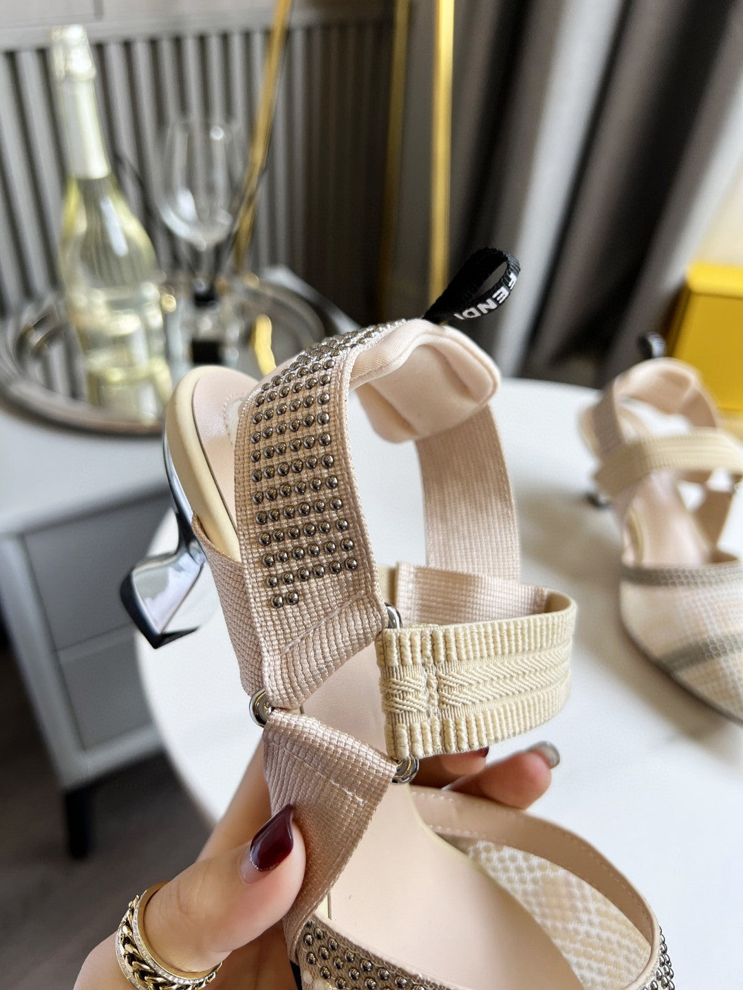 Fendi Colinri Slingback Heels