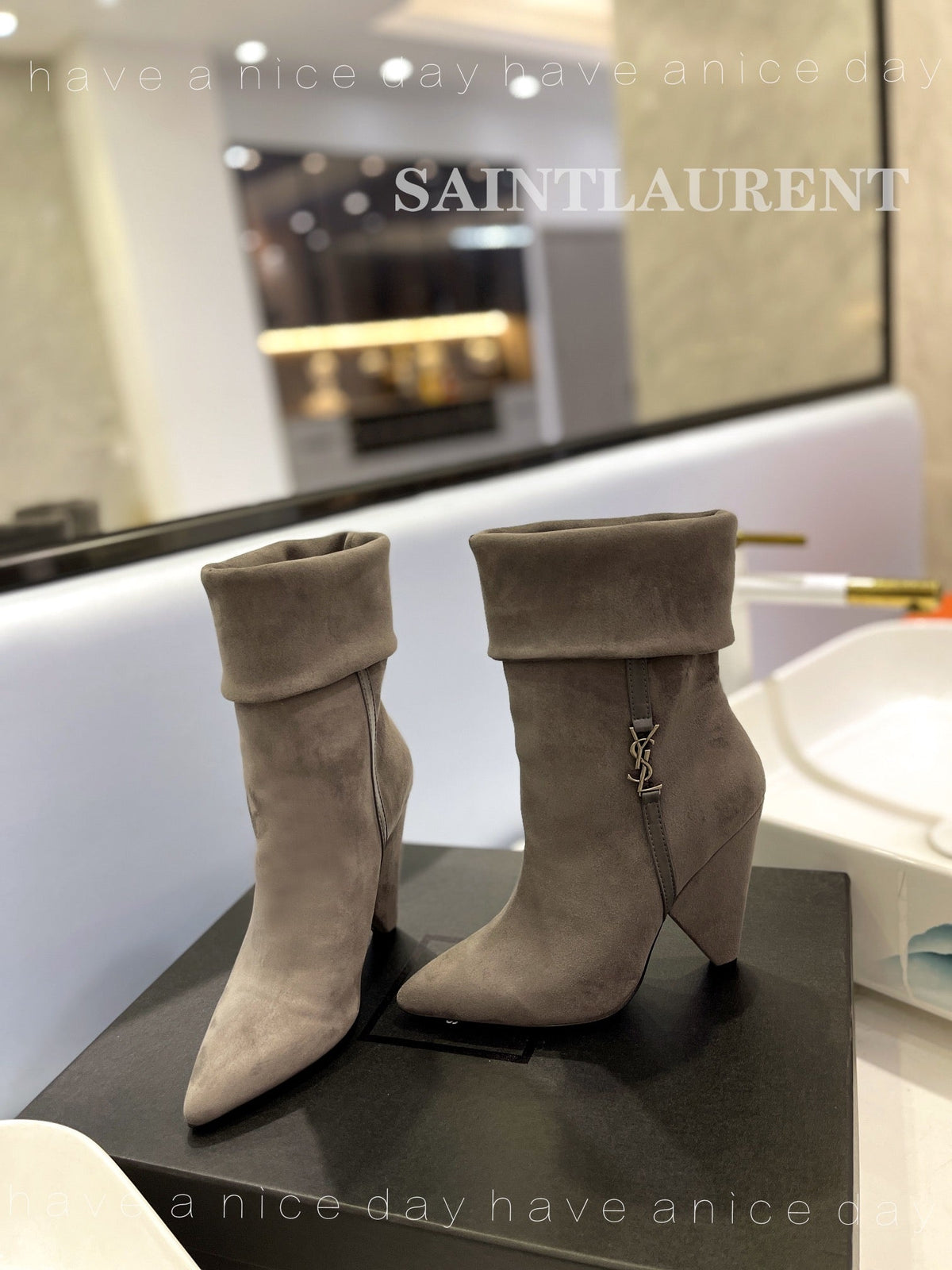 YSL Niki Boots