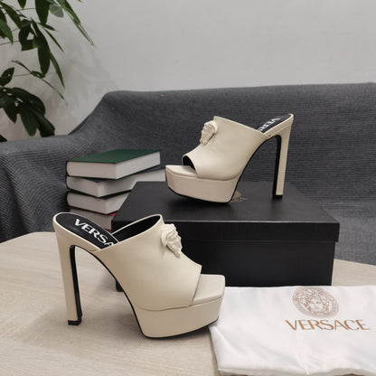 Versace LA MEDUSA PLATFORM MULES
