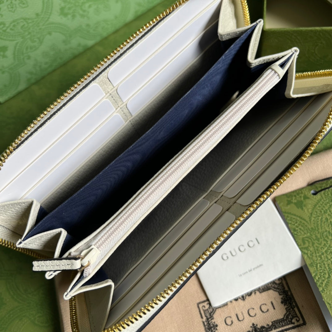 Gucci Ophidia Zip Around Wallet with Web