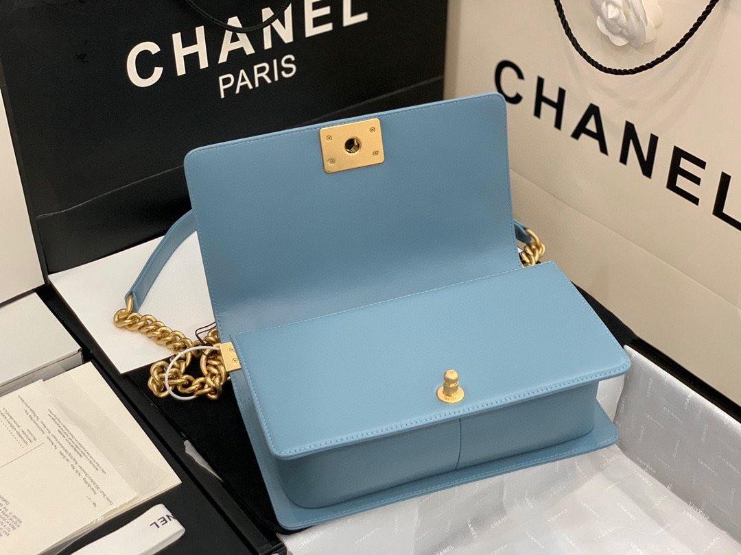 Chanel Calfskin Quilted Boy Flap
