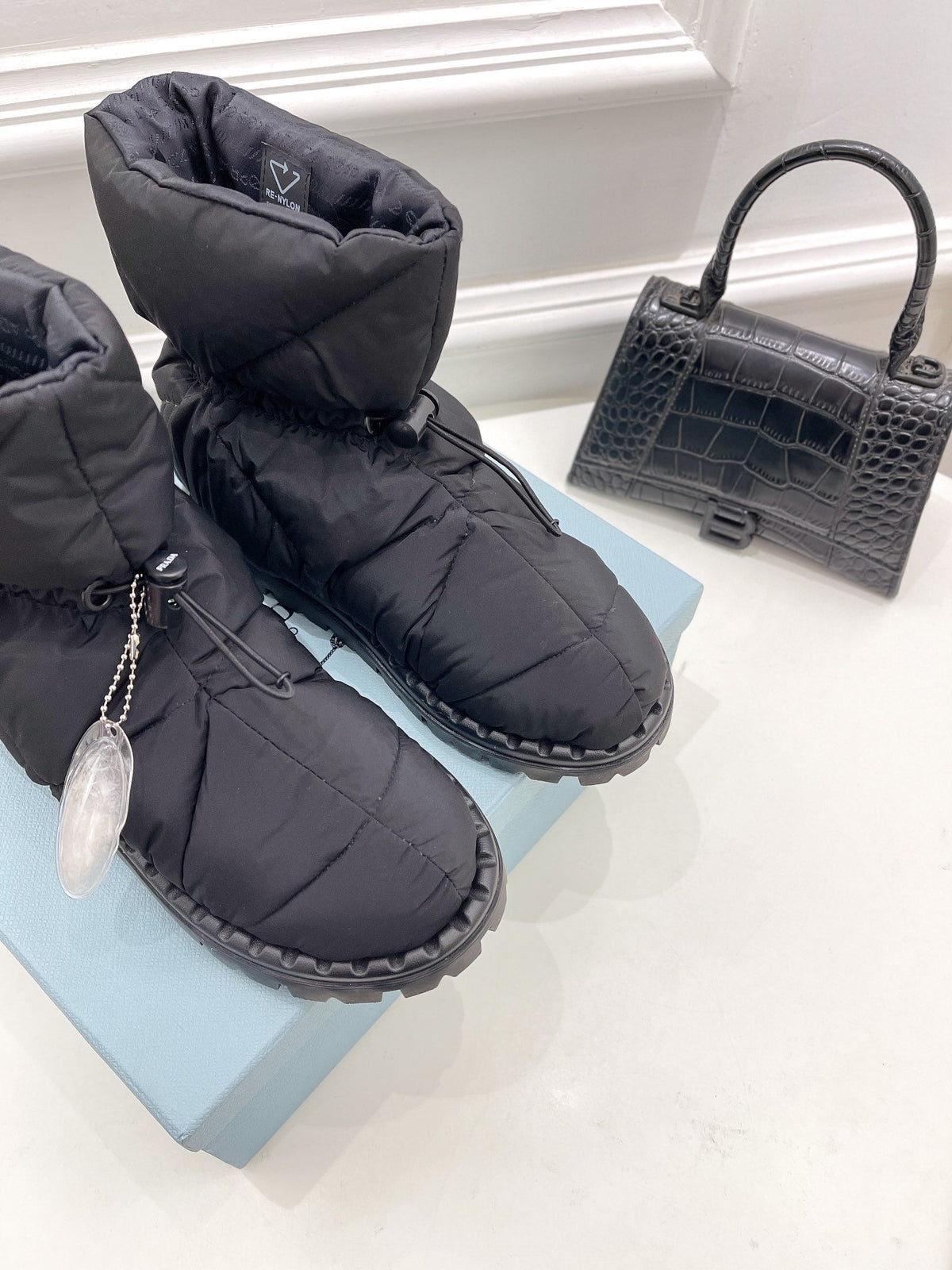 Prada  Paddled Nylon Boots