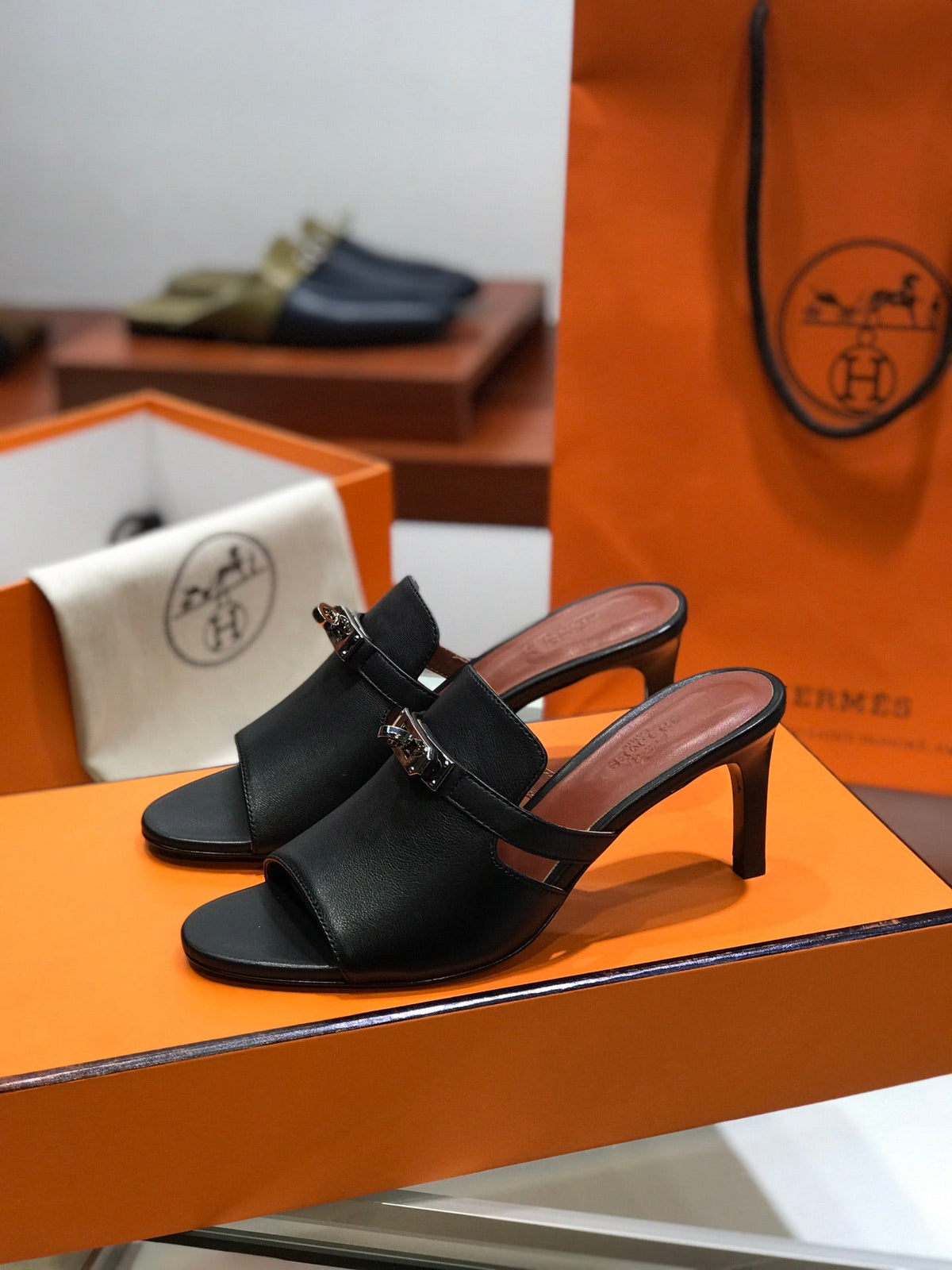 Hermes Candy Sandals