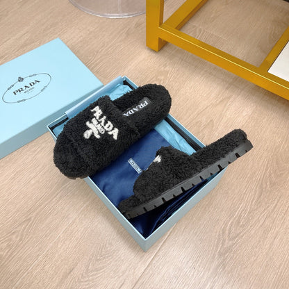 Prada Terry Cloth Slides