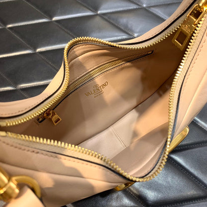 Valentino Stud Sign Hobo Bag