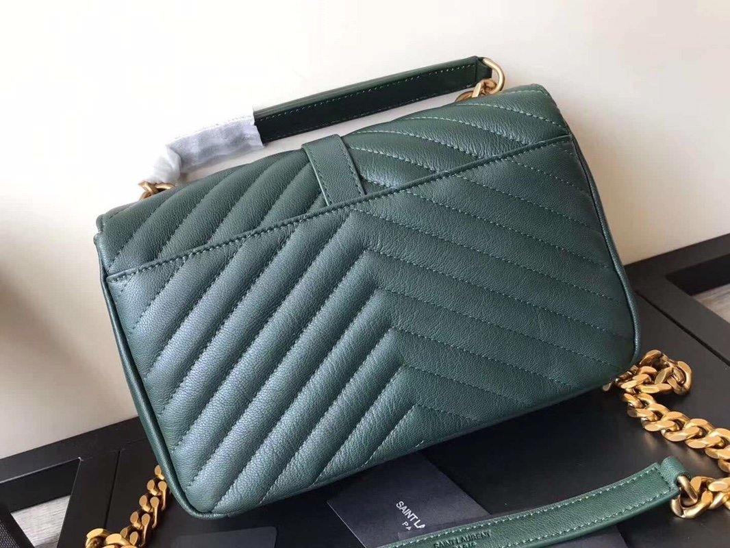 YSL College Medium Quilted Leather Bag