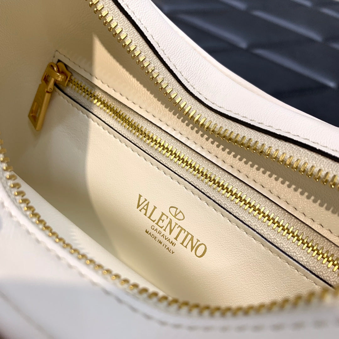 Valentino Stud Sign Hobo Bag