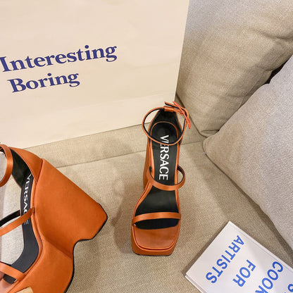 Versace  Triplatform Sandals