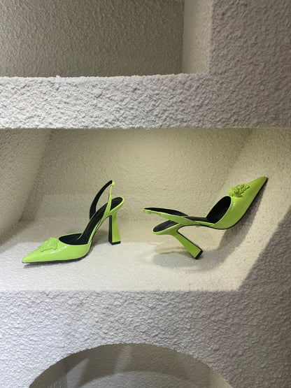 Versace La Medusa Slingback Pumps