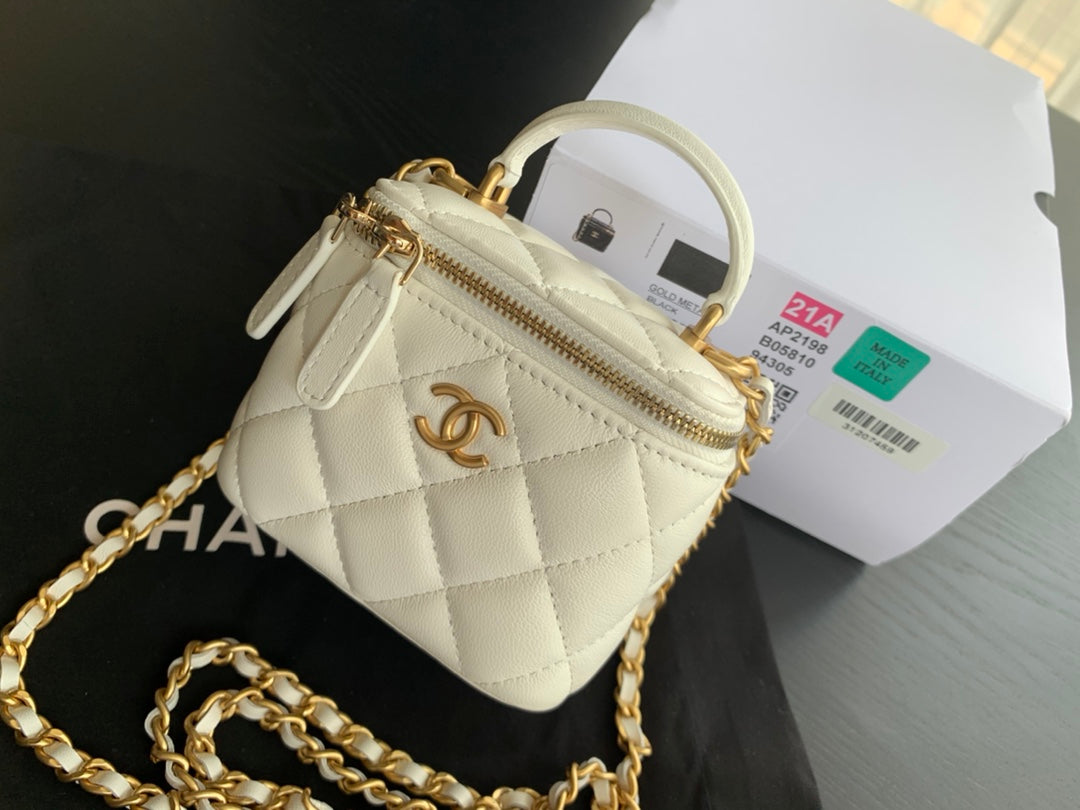 Chanel Small Vanity With  Chain Bag