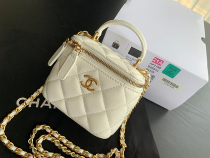 Chanel Small Vanity With  Chain Bag