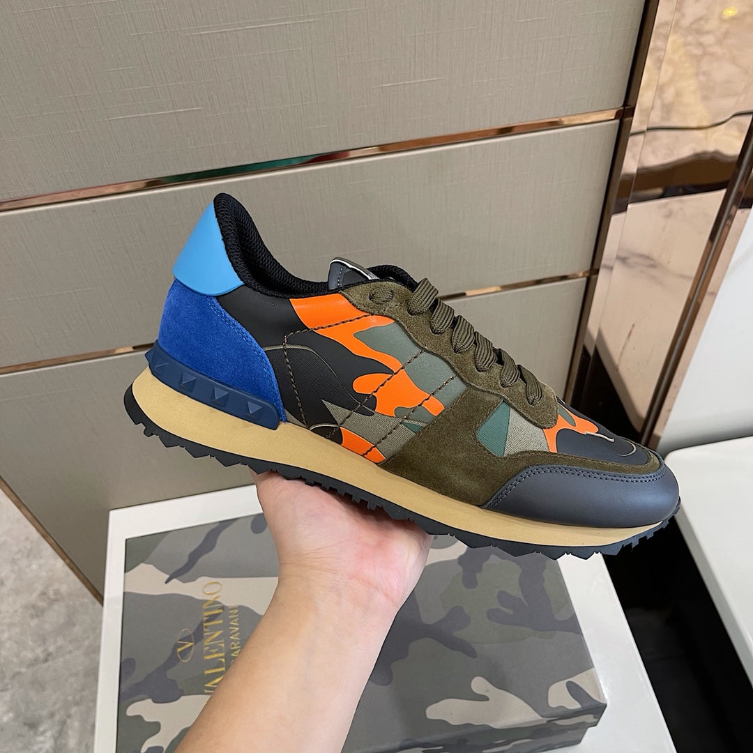 Valentino Camouflage Rockrunner Sneakers