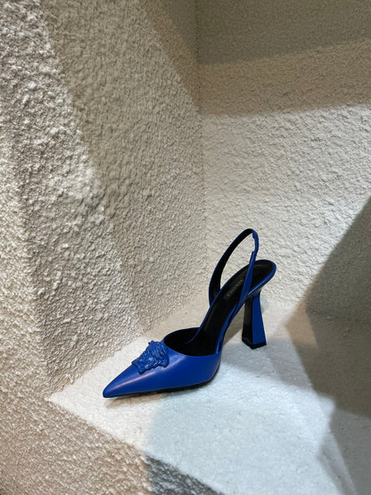 Versace La Medusa Slingback Pumps