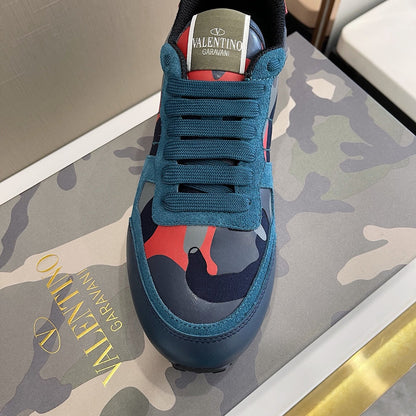 Valentino Camouflage Rockrunner Sneakers