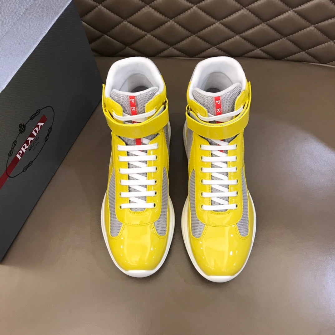 Prada America's Cup Hightop Sneakers