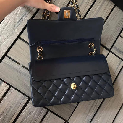 Chanel Caivar Double Flap Bag