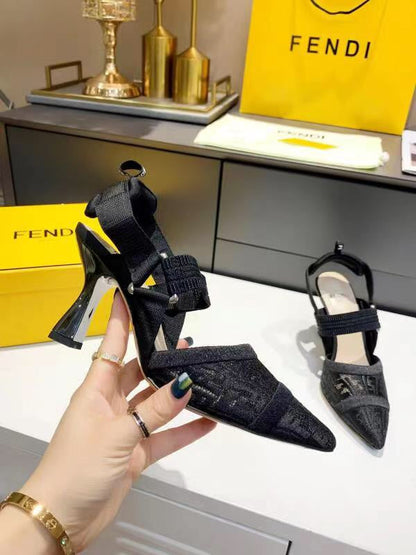 Fendi Colinri Slingback Heels