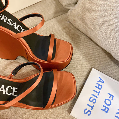 Versace  Triplatform Sandals