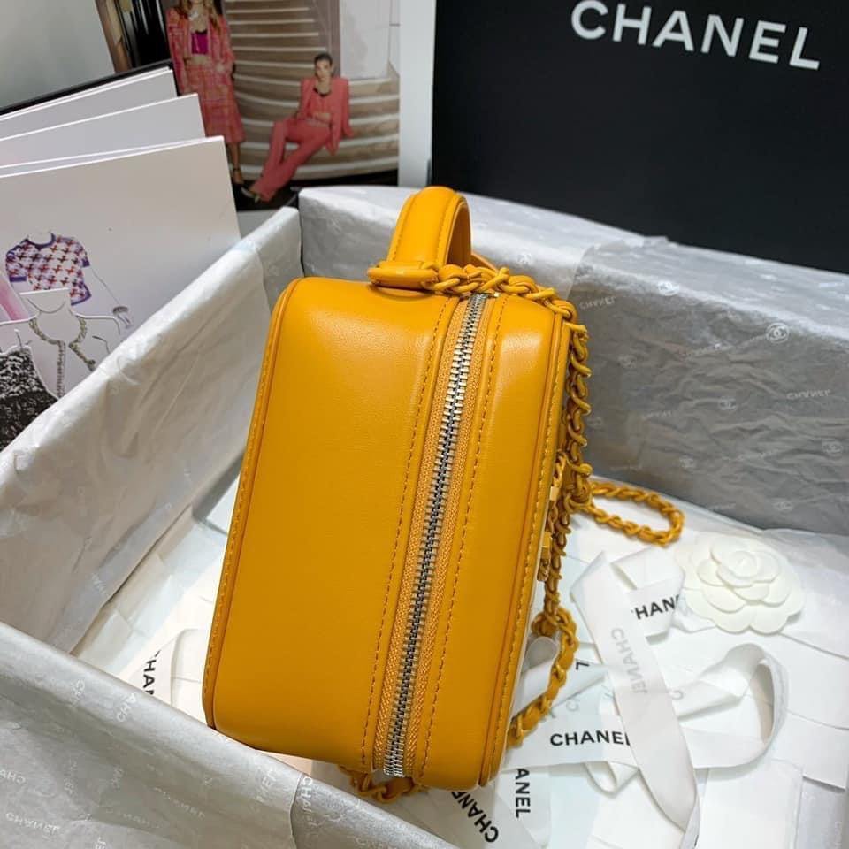 Chanel Caivar Filigree Vanity  Bag