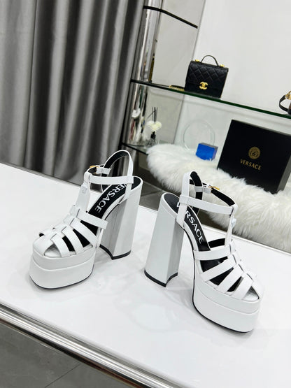 Versace La Medusa Platform Sandals